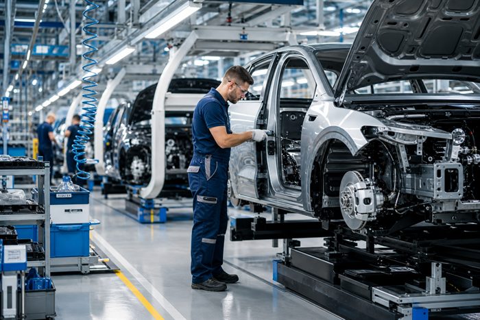 Automobilová výroba a pracovníci v autopůmyslu